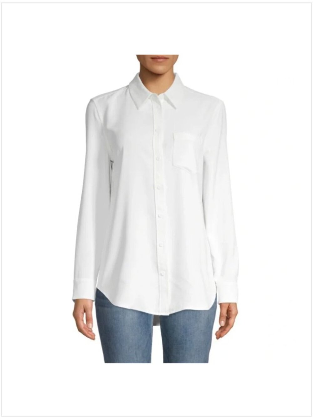Equipment White/Ecru Blouse - Size S/P